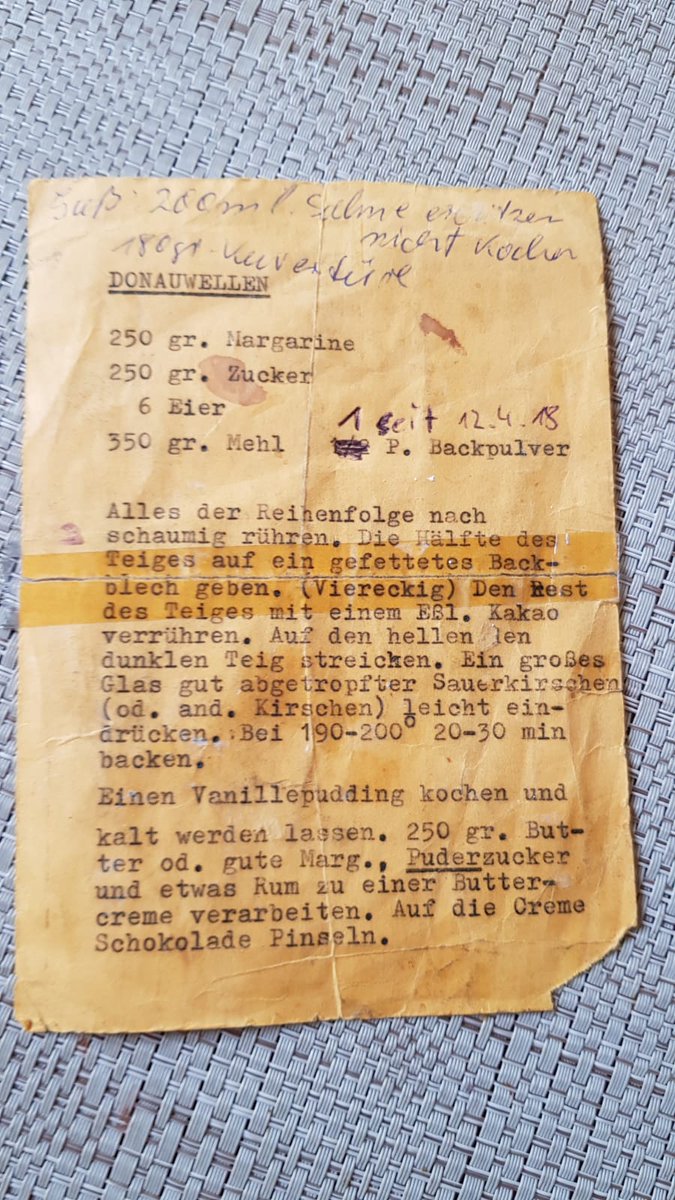 Backen wie Oma - Donauwelle & Co