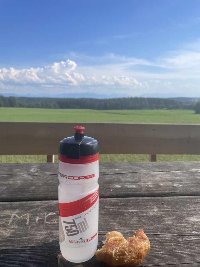 Nie ohne Croissant Pause auf der Ludwigsh&ouml;he machen