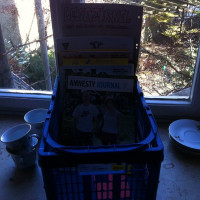 Heute den Inhouse-Lesezirkel erfunden.