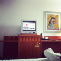 Im M&auml;nnerzimmer l&auml;uft Langlauf