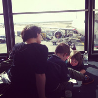 Sieht aus wie M&uuml;nchen, ist aber Chicago. Wir n&auml;hern uns.