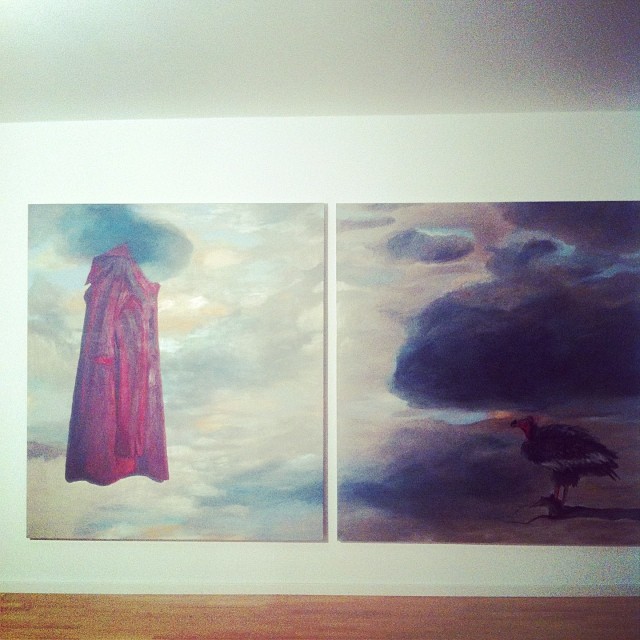 Mutiger Gastgeber. L&auml;sst die Kinder unter diesem Gem&auml;lde pennen. Hab alle Buntstifte weggesperrt.