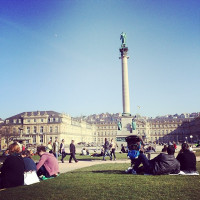 Schlossplatz (liegend fotografiert)