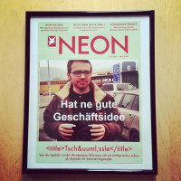 Exzellentes Abschiedscover. Tsch&uuml;ssle @neon_magazin