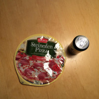 Sp&auml;ter Vogel Abendessen