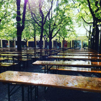 Moin M&uuml;nchen. Biergartenwetter.