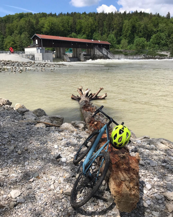 Erst ne Runde Rad, dann ne Runde Minigolf (es gewinnt nicht der mit den meisten Punkten 😞)