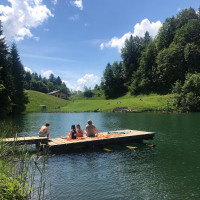 Jedes Jahr ein Zeitlupevideo, wie der @abspannsitzenbleiber  in ein Gew&auml;sser springt. Dieses mal in