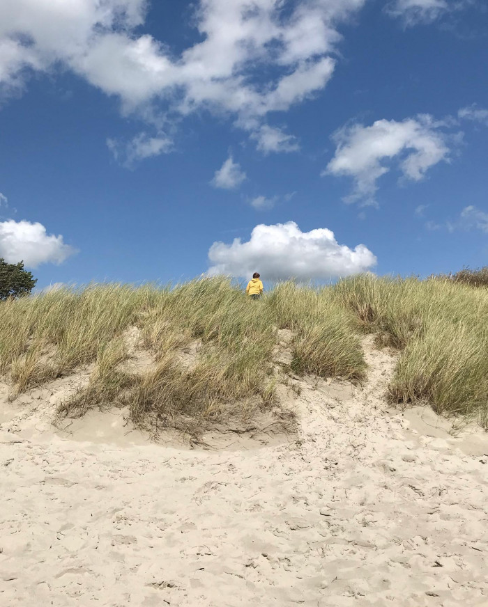Tag 10: Kleine Radrunde auf F&ouml;hr.  Erst mal Regenschauer abwarten, dann ein bisschen f&ouml;hrd&uuml;nisieren.