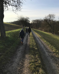 Kaum mal ne Weile nicht im L&auml;ndle, schon wird der Ort ans internationale Pilgernetzwerk angeschlosse