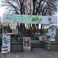 Am Giesinger Gr&uuml;nspitz lauf ich regelm&auml;&szlig;ig vorbei. Fr&uuml;her war hier ein Gebrauchtwagenh&auml;ndler. Jetzig