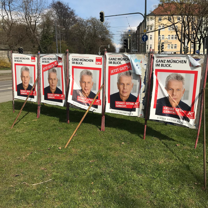 heute durch Ramersdorf/Giesing. Spielen verboten. Aber der neue alte B&uuml;rgermeis