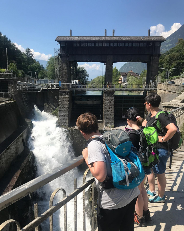 Die Hänge Südtirols sind voll mit Apfelbäumen und Weinreben. Früher wurden die Pflanzen mit kün