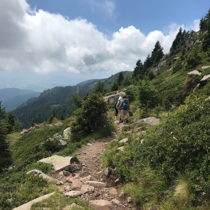 Es war ein bisschen neblig am Laugensee, aber daf&uuml;r waren wir auch fast alleine um 11:00 dort droben
