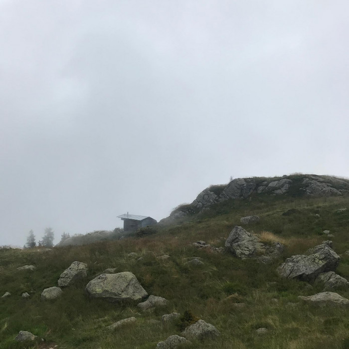 Es war ein bisschen neblig am Laugensee, aber daf&uuml;r waren wir auch fast alleine um 11:00 dort droben