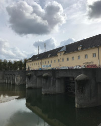 Heute mal wieder bis &uuml;bers F&ouml;hringer Wehr gerannt