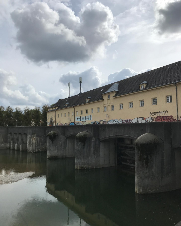 Heute mal wieder bis &uuml;bers F&ouml;hringer Wehr gerannt