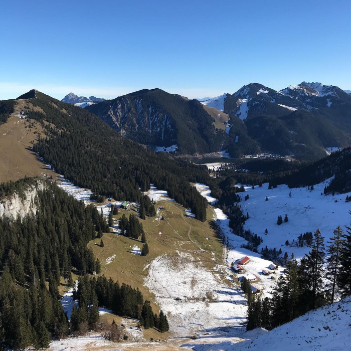Vom Spitzingsee auf den Bodenschneid