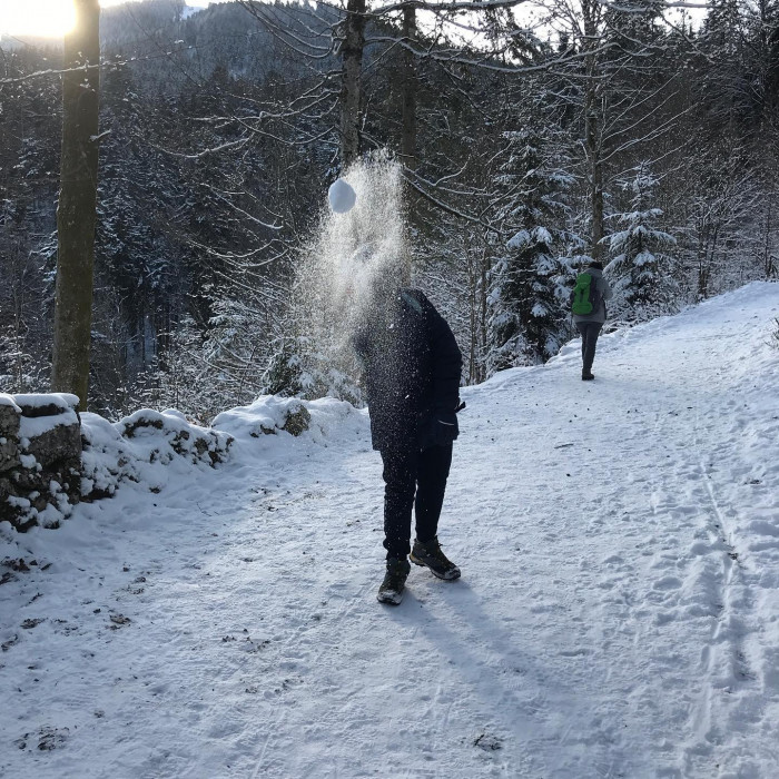 Kurz mal nach dem Schnee geschaut.