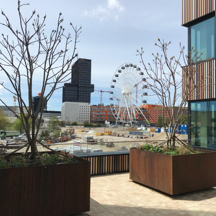 Neuen Innenhof im @werksviertelmitte entdeckt. Komplett einsam und sonnig.