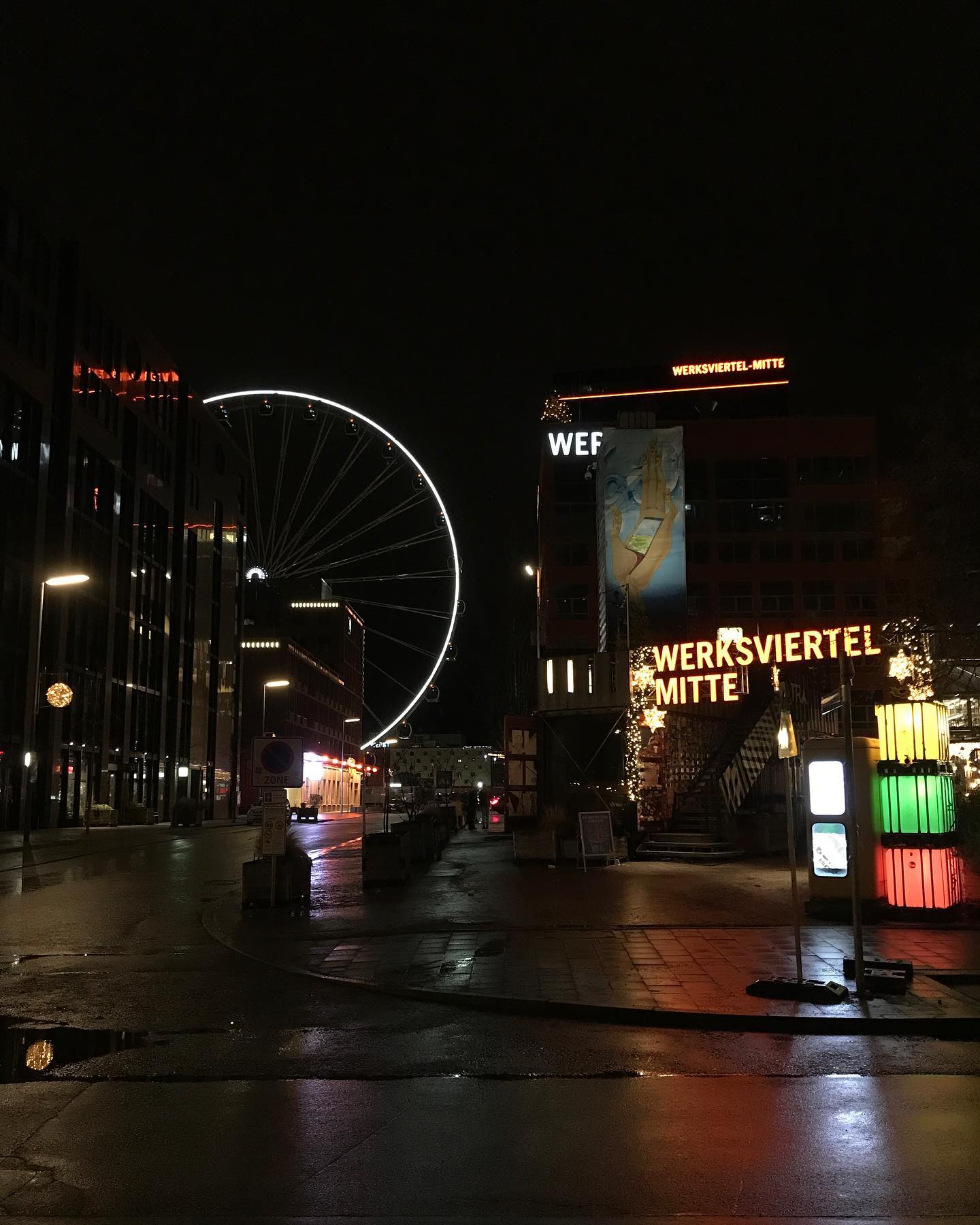 Werksviertel Mitte am Hl. Abend eher Leerviertel Mitte