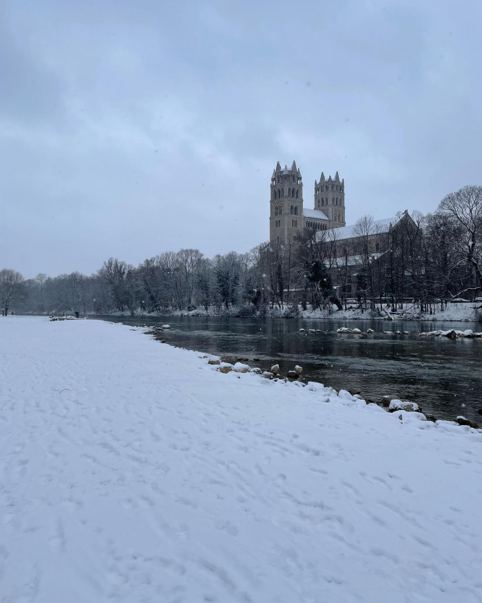 M&uuml;nchen hat den Schnee schee
